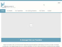 Tablet Screenshot of integral-consultancy.com